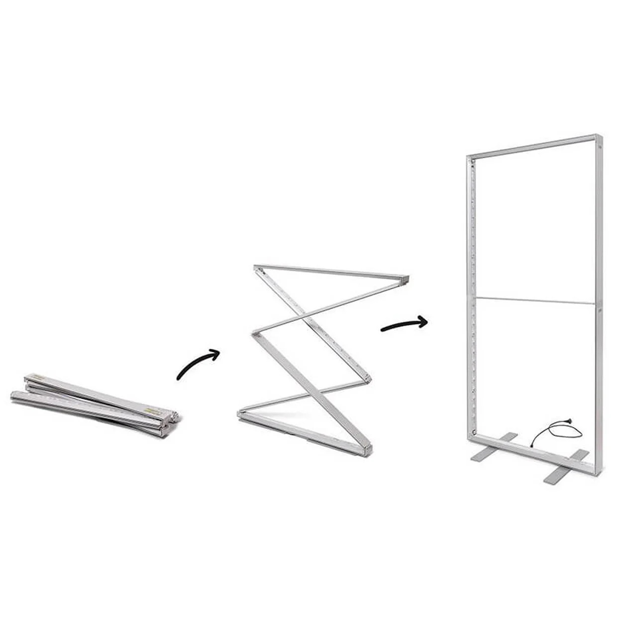 Frameless Led Banner fold